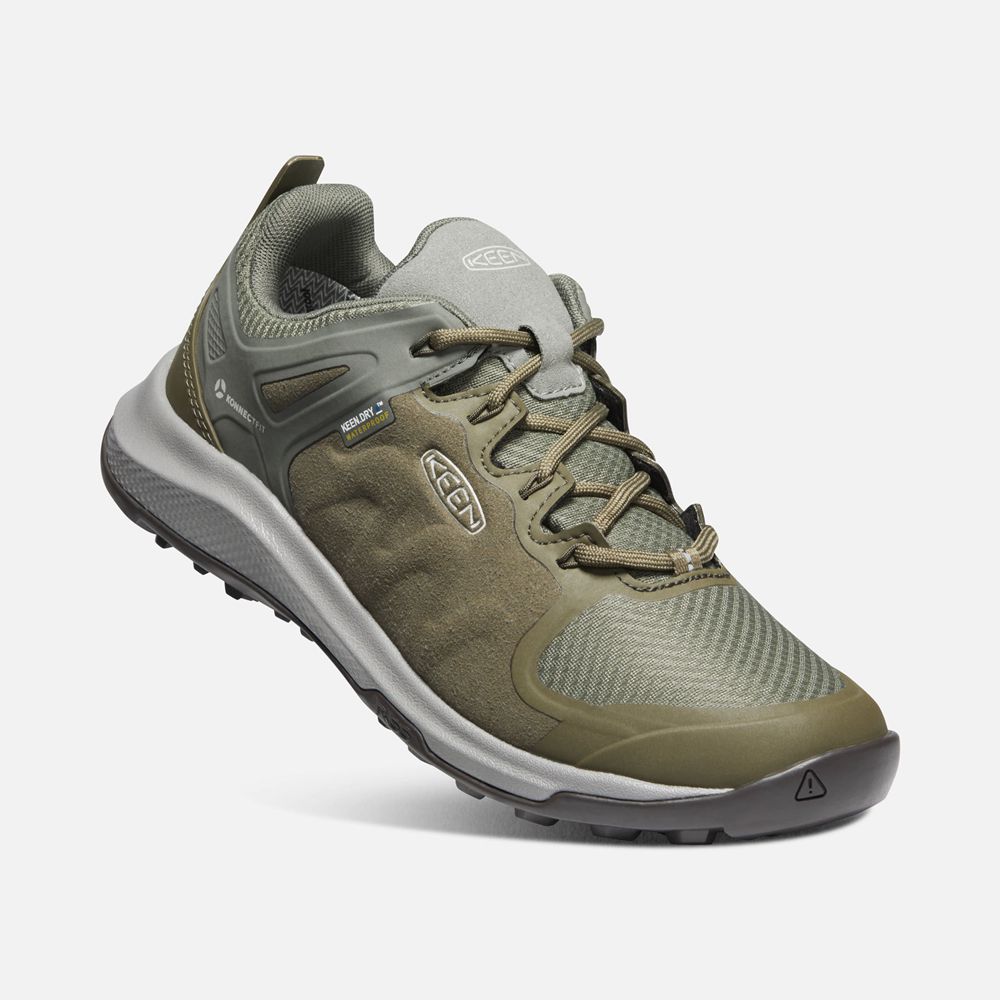 Keen Sneakers Dam Olivgröna - Explore Waterproof - 836925AYV